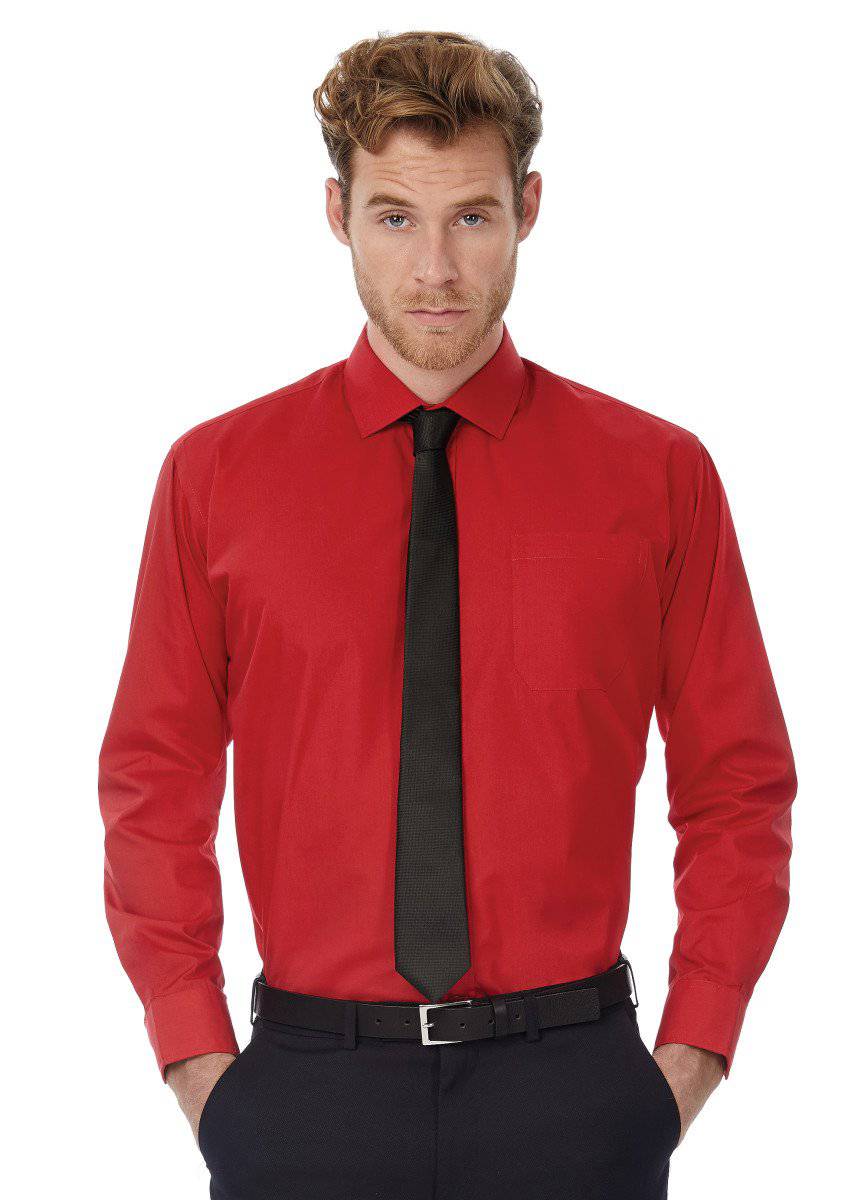 Epic Label Chemise Chemise Smart En Popeline à Manches Longues Pour Homme