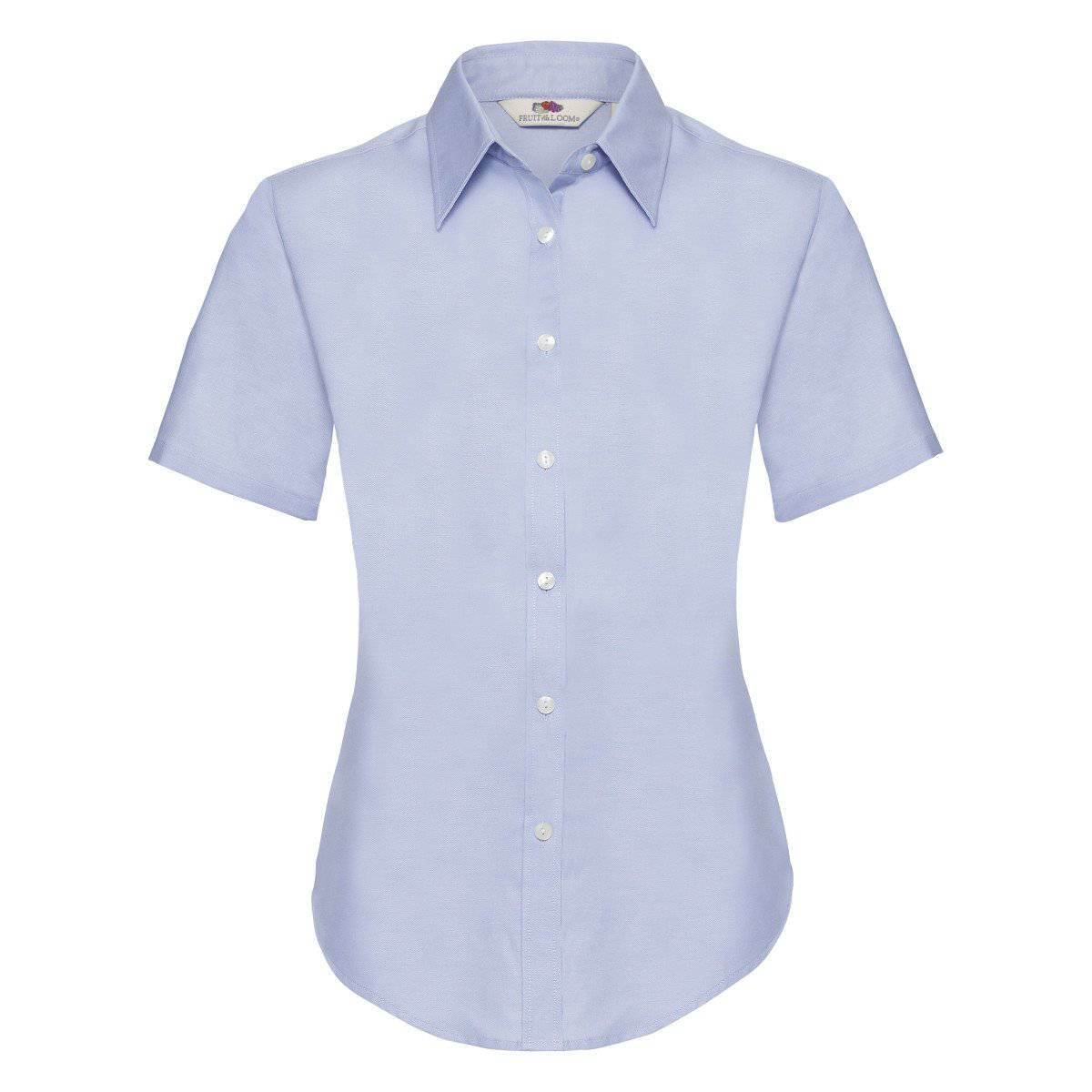 Epic Label Chemise Fruit Of The Loom 650000 Chemise Oxford À Manches Courtes Femme