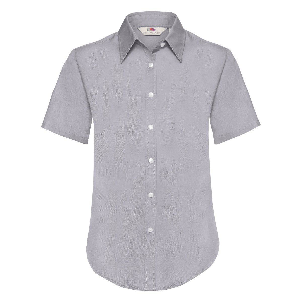 Epic Label Chemise Fruit Of The Loom 650000 Chemise Oxford À Manches Courtes Femme
