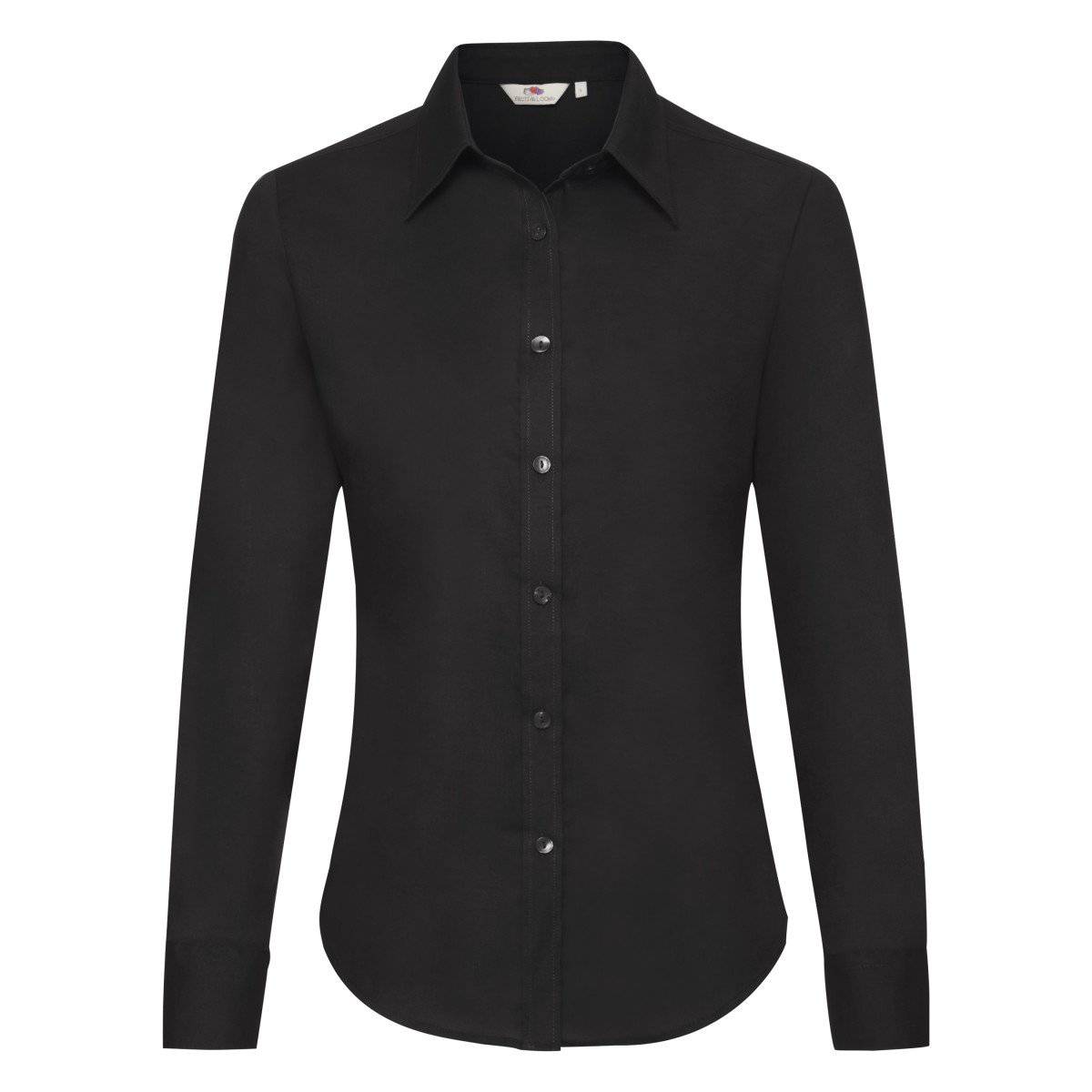 Epic Label Chemise Fruit Of The Loom 650020 Chemise Oxford À Manches Longues Femme