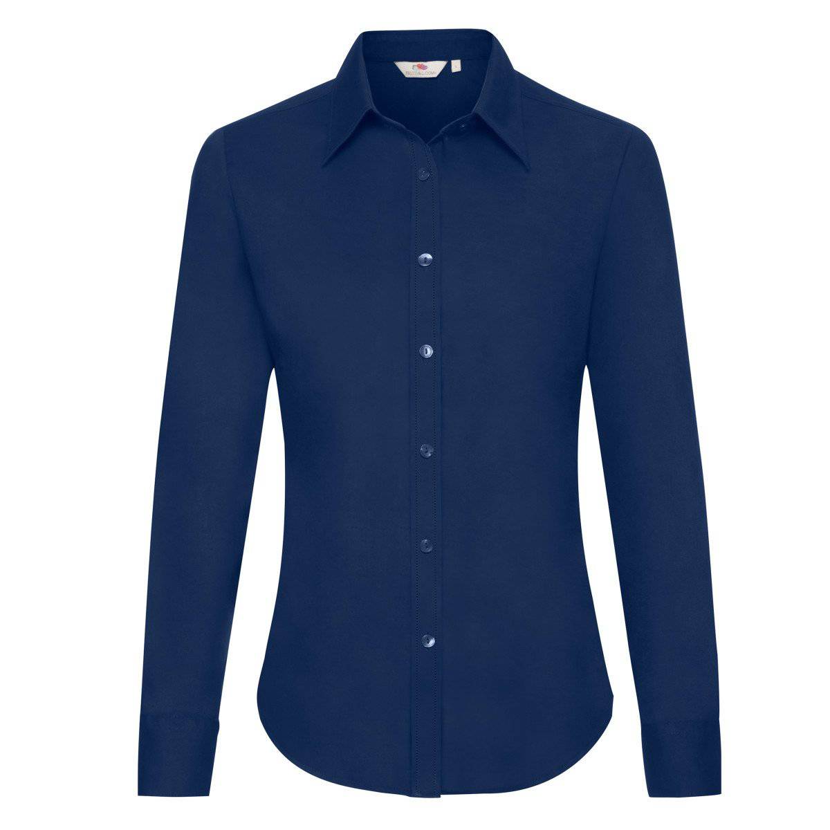 Epic Label Chemise Fruit Of The Loom 650020 Chemise Oxford À Manches Longues Femme