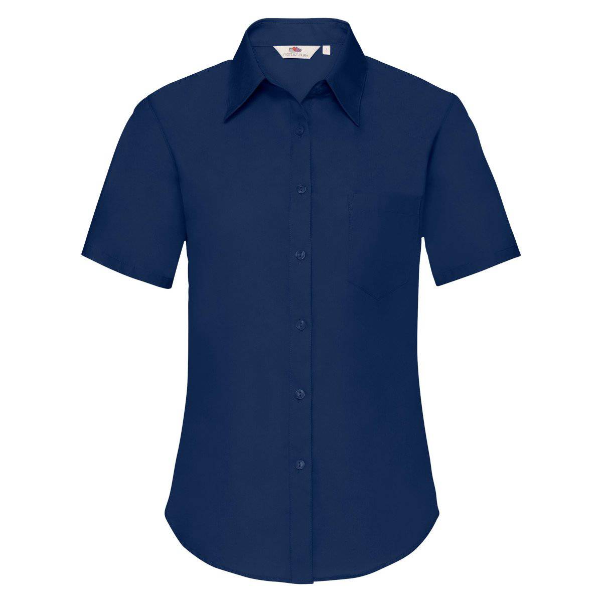 Epic Label Chemise Fruit Of The Loom 650140 Chemise En Popeline À Manches Courtes Femme
