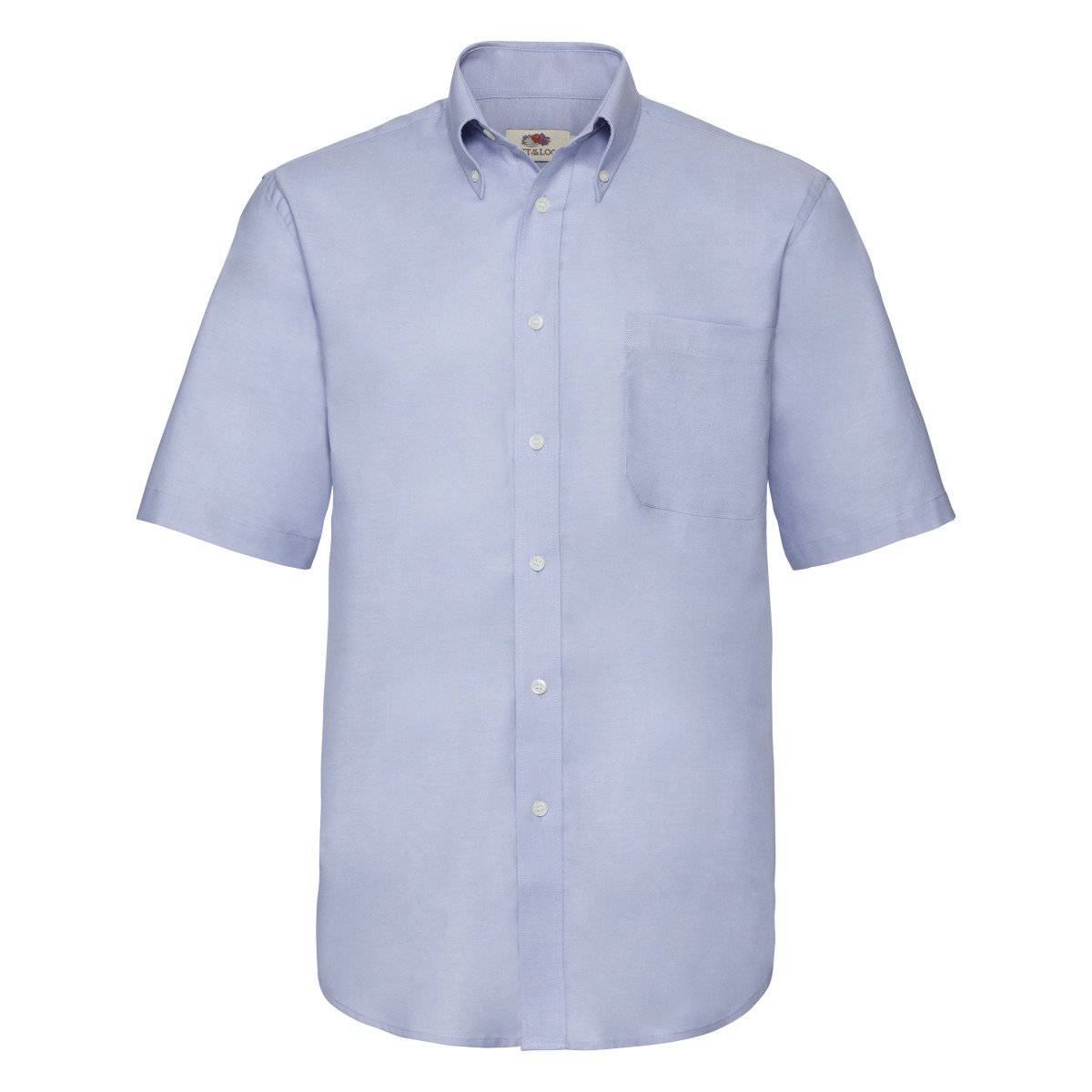 Epic Label Chemise Fruit Of The Loom 651120 Chemise Courte Chemise Oxford Pour Homme