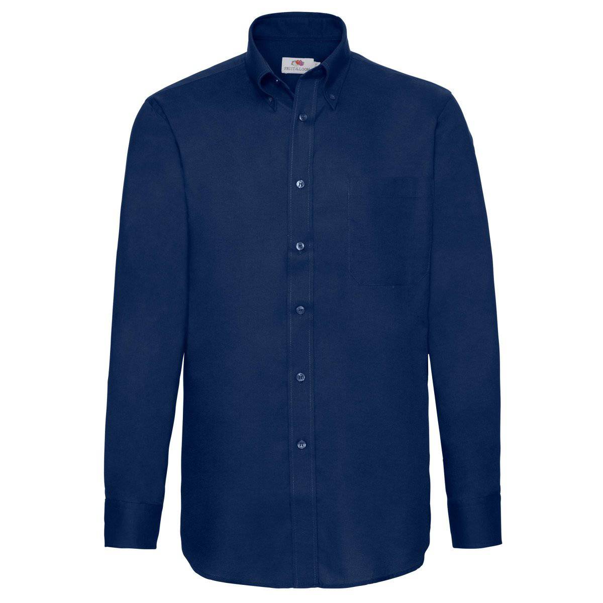 Epic Label Chemise Fruit Of The Loom 651140 Chemise Oxford À Manches Longues Pour Homme