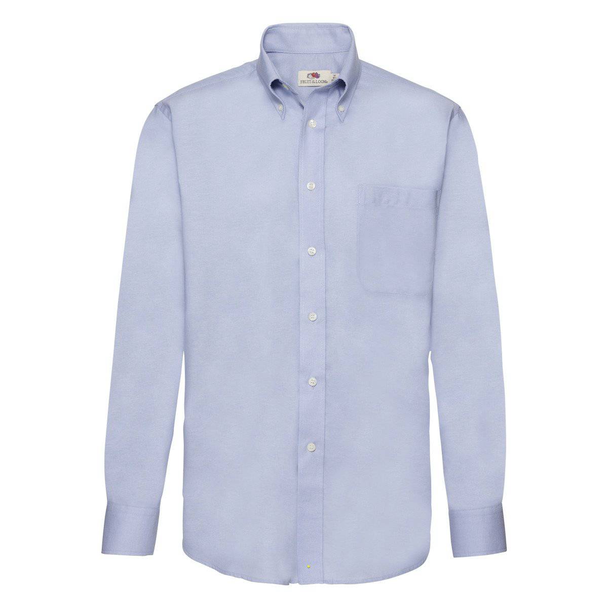 Epic Label Chemise Fruit Of The Loom 651140 Chemise Oxford À Manches Longues Pour Homme