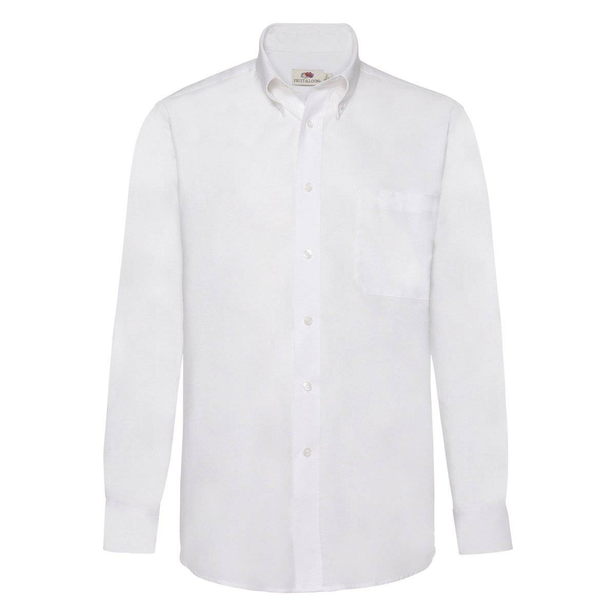 Epic Label Chemise Fruit Of The Loom 651140 Chemise Oxford À Manches Longues Pour Homme