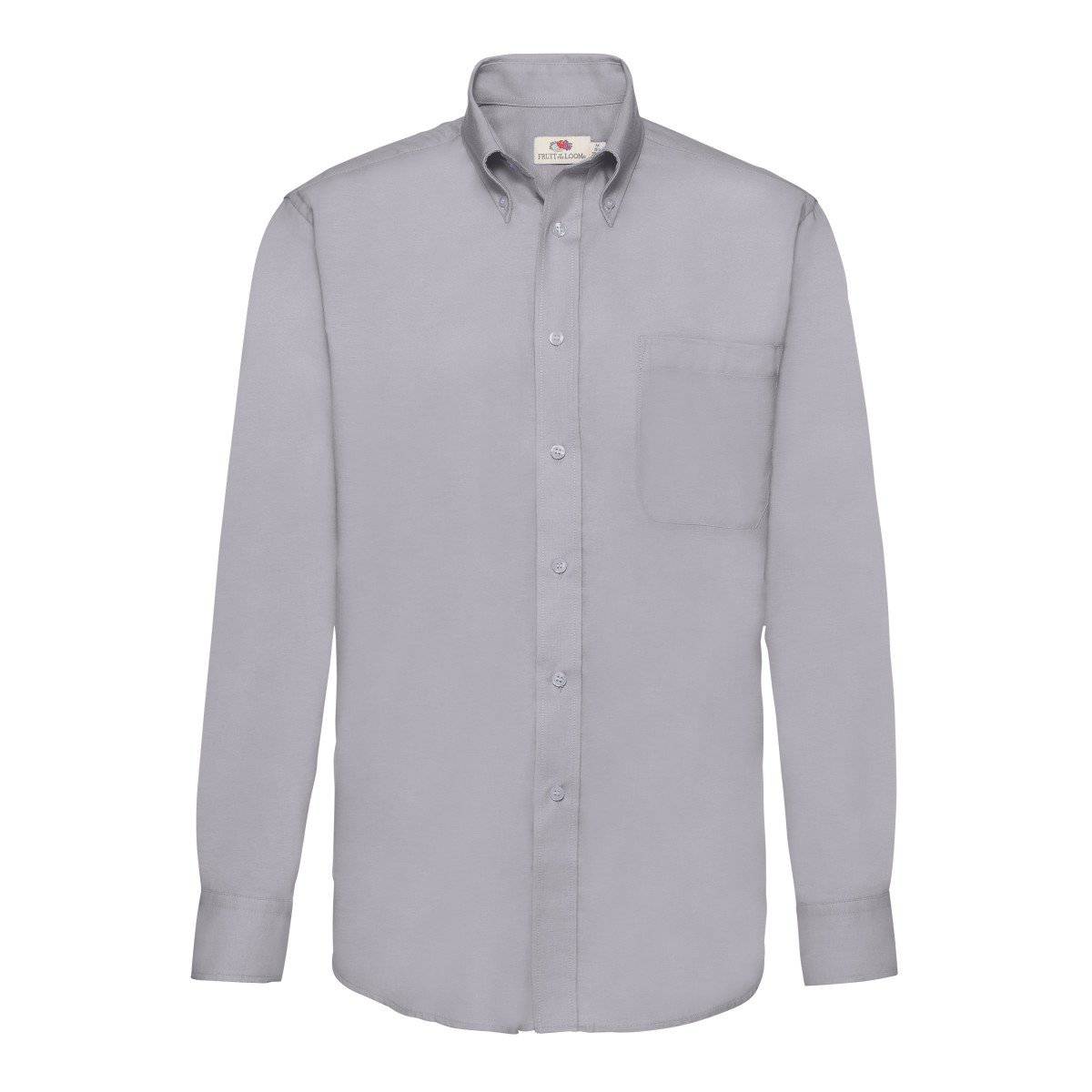 Epic Label Chemise Fruit Of The Loom 651140 Chemise Oxford À Manches Longues Pour Homme