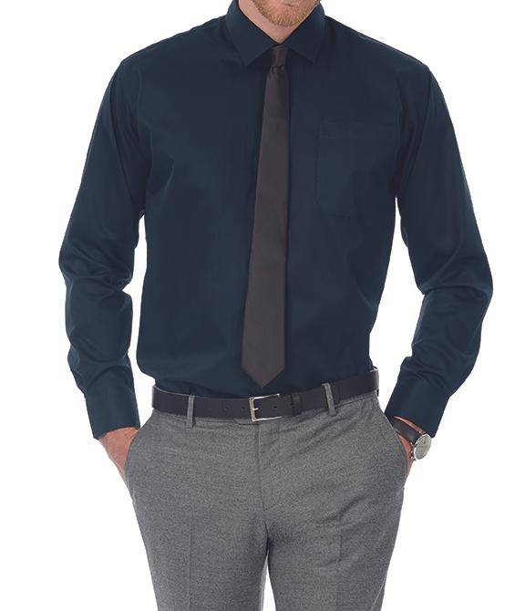 Epic Label Chemises B&C Smt81 Twill Shirt Sharp Long Sleeve / Pour Homme