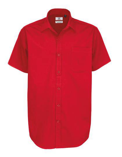 Epic Label Chemises B&C Smt82 Twill Shirt Sharp Short Sleeve / Pour Homme