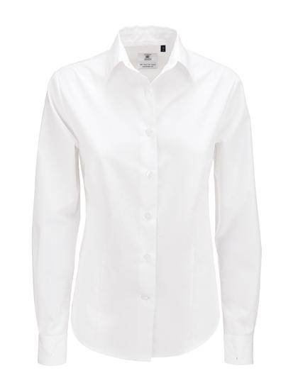 Epic Label Chemises B&C Swp63 Poplin Shirt Smart Long Sleeve / Pour Femme