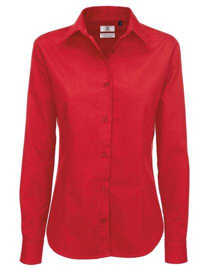 Epic Label Chemises B&C Swt83 Twill Shirt Sharp Long Sleeve / Pour Femme