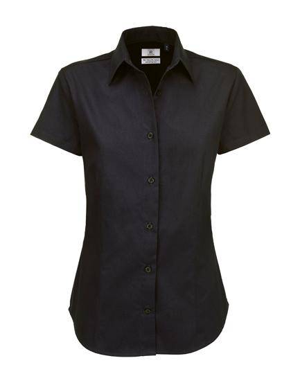 Epic Label Chemises B&C Swt84 Twill Shirt Sharp Short Sleeve / Pour Femme