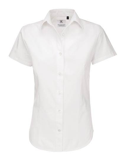 Epic Label Chemises B&C Swt84 Twill Shirt Sharp Short Sleeve / Pour Femme