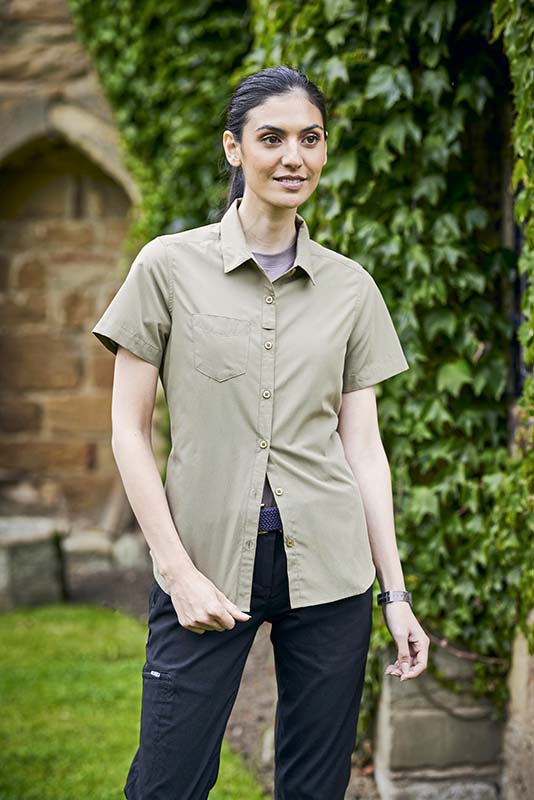 Epic Label Chemises Craghoppers Expert Ces004 Chemise À Manches Courtes Kiwi Expert Pour Femme Recyclé