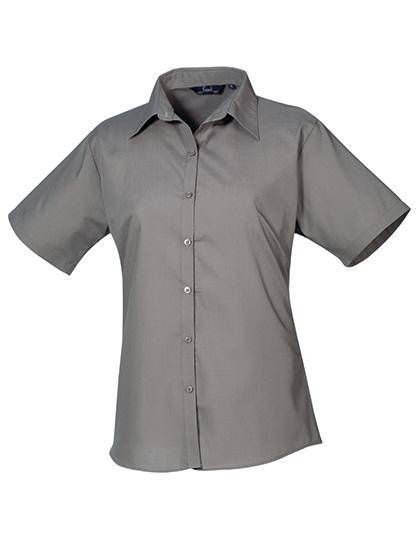 Epic Label Chemises Premier Workwear Pr302 Ladies` Poplin Short Sleeve Blouse