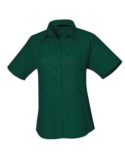 Epic Label Chemises Premier Workwear Pr302 Ladies` Poplin Short Sleeve Blouse