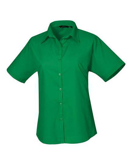 Epic Label Chemises Premier Workwear Pr302 Ladies` Poplin Short Sleeve Blouse