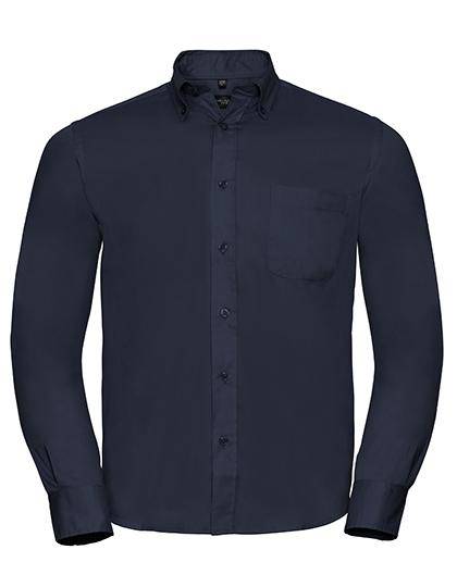 Epic Label Chemises Russell Collection R-916M-0 Chemise Manches Longues Coupe Classique en Coton Sergé Homme