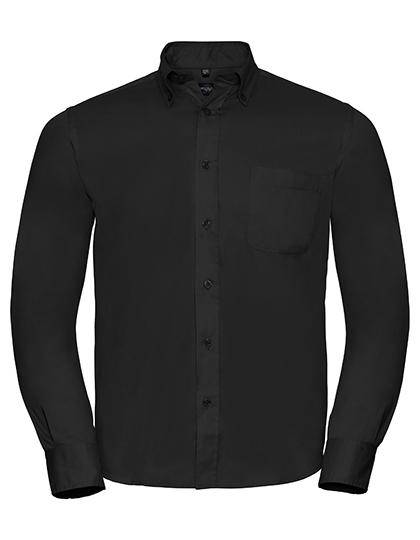 Epic Label Chemises Russell Collection R-916M-0 Chemise Manches Longues Coupe Classique en Coton Sergé Homme