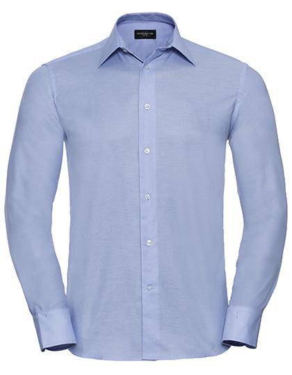 Epic Label Chemises Russell Collection R-922M-0 Chemise Oxford Cintrée Manches Longues Homme