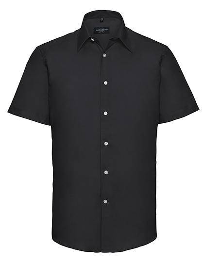 Epic Label Chemises Russell Collection R-923M-0 Chemise Oxford Cintrée Manches Courtes Homme