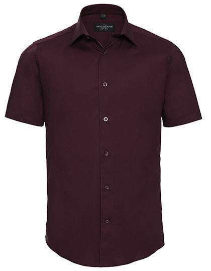 Epic Label Chemises Russell Collection R-947M-0 Chemise Stretch Ajustée Manches Courtes Homme