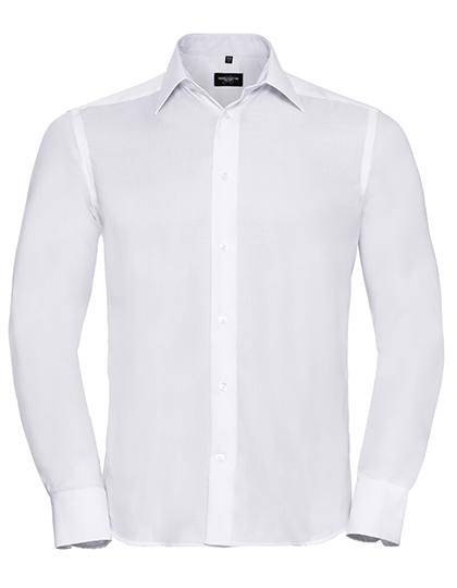 Epic Label Chemises Russell Collection R-958M-0 Chemise Ultimate Sans Repassage Cintrée Manches Longues Homme
