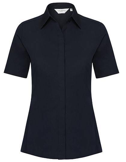 Epic Label Chemises Russell Collection R-961F-0 Chemise Ultimate Stretch Ajustée Manches Courtes Femme
