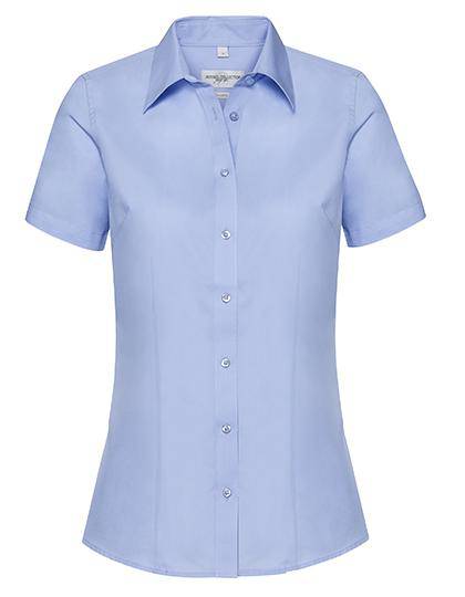 Epic Label Chemises Russell Collection R-973F-0 Short Sleeve Tailored Coolmax Shirt Pour Femme