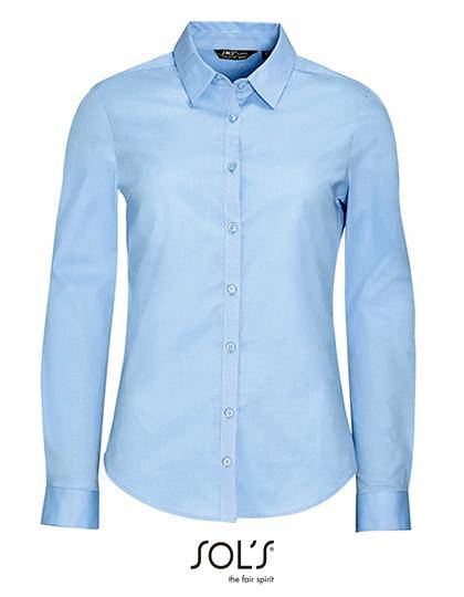 Epic Label Chemises Sol´S 01427 Chemise Stretch Manches Longues Pour Femme
