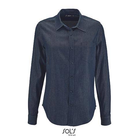 Epic Label Chemises Sol´S 02101 Chemise En Denim Pour Femme
