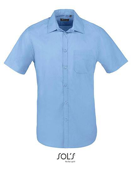 Epic Label Chemises Sol´S 02923 Chemise Homme Popeline Manches Courtes