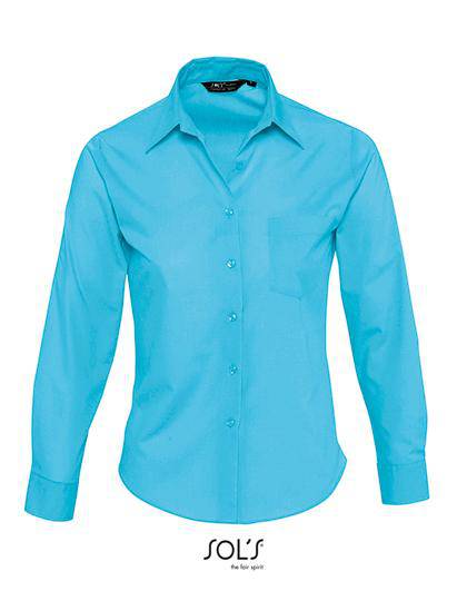 Epic Label Chemises Sol´S 16060 Chemise Femme Popeline Manches Longues