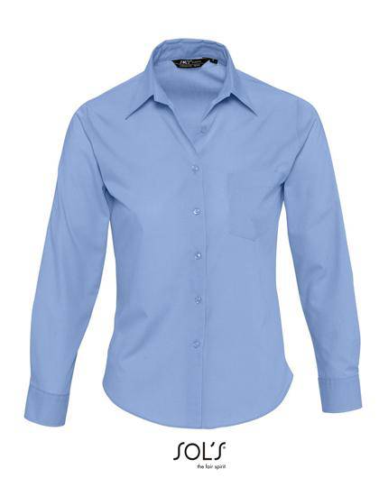 Epic Label Chemises Sol´S 16060 Chemise Femme Popeline Manches Longues