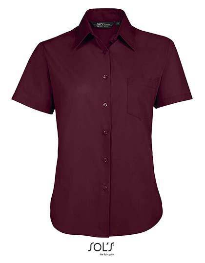 Epic Label Chemises Sol´S 16070 Chemise Femme Popeline Manches Courtes
