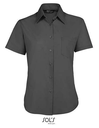 Epic Label Chemises Sol´S 16070 Chemise Femme Popeline Manches Courtes