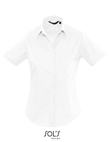 Epic Label Chemises Sol´S 16070 Chemise Femme Popeline Manches Courtes