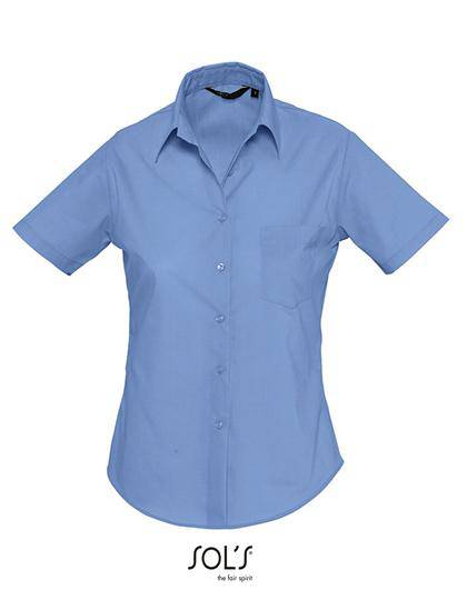 Epic Label Chemises Sol´S 16070 Chemise Femme Popeline Manches Courtes