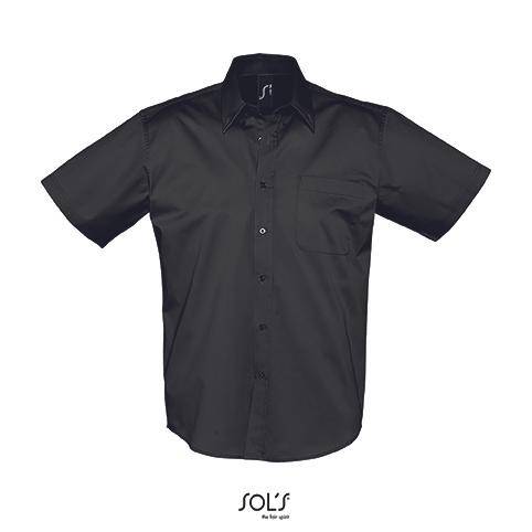 Epic Label Chemises Sol´S 16080 Chemise Homme En Twill De Coton Manches Courtes