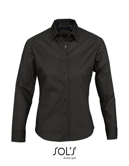 Epic Label Chemises Sol´S 17015 Chemise Femme Stretch Manches Longues