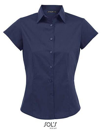 Epic Label Chemises Sol´S 17020 Chemise Femme Stretch Manches Courtes
