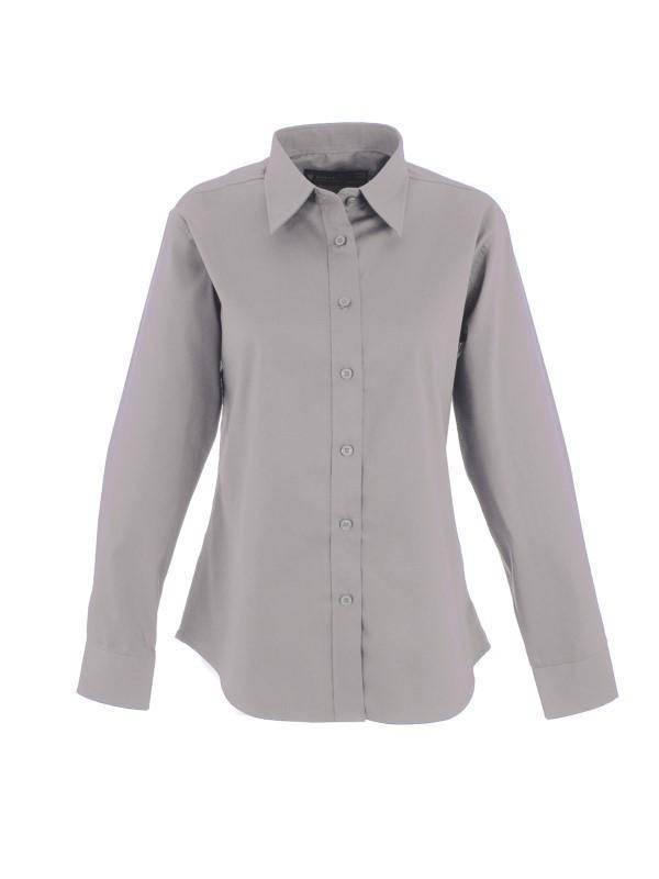 Epic Label Chemises Uneek Clothing UC703 Ladies Pinpoint Oxford Full Sleeve Shirt Femme