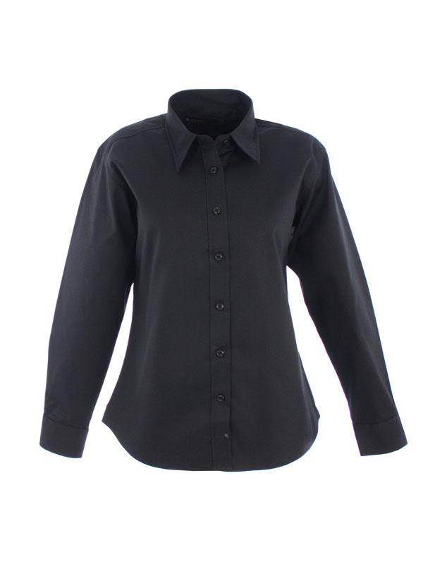 Epic Label Chemises Uneek Clothing UC703 Ladies Pinpoint Oxford Full Sleeve Shirt Femme