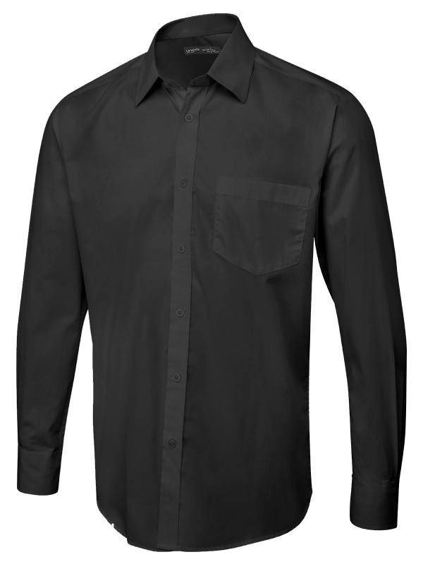 Epic Label Chemises Uneek Clothing UC713 Men's Long Sleeve Poplin Shirt Mixte