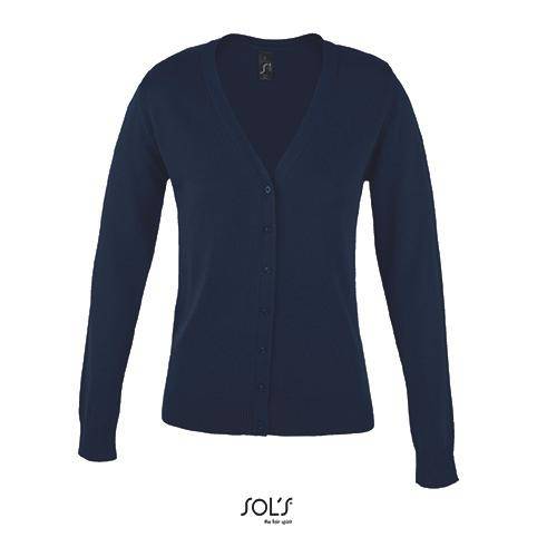 Epic Label Gilets Sol´S 90012 Gilet Femme Boutonné Col V