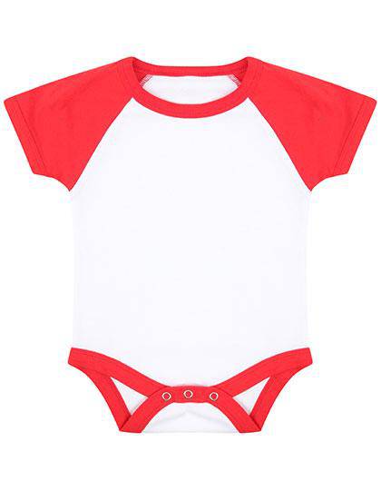 Epic Label Grenouillères bébés Larkwood Lw502 Essential Short Sleeved Baseball Bodysuit