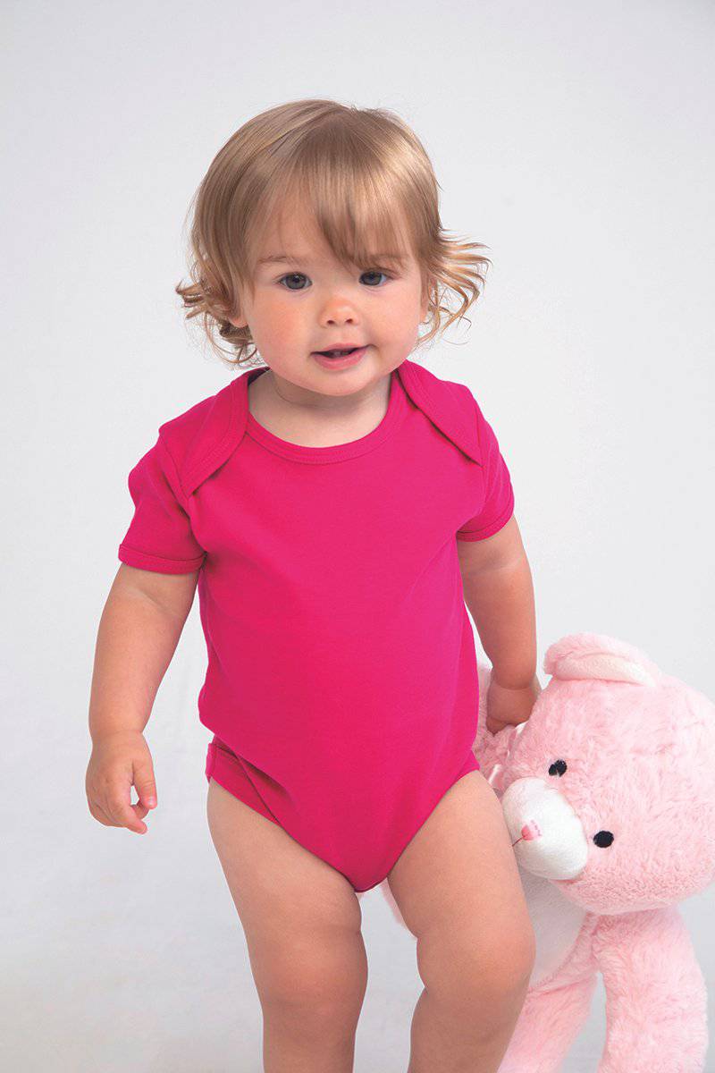 Epic Label Grenouillères bébés Lot de 5 x Larkwood LW055 Children´s Short Sleeved Bodysuit
