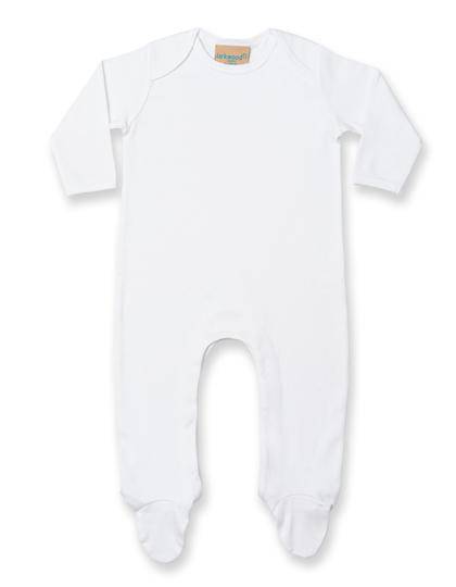 Epic Label Grenouillères & pyjamas Lot de 5 x Larkwood LW053 Contrast Long Sleeved Sleepsuit