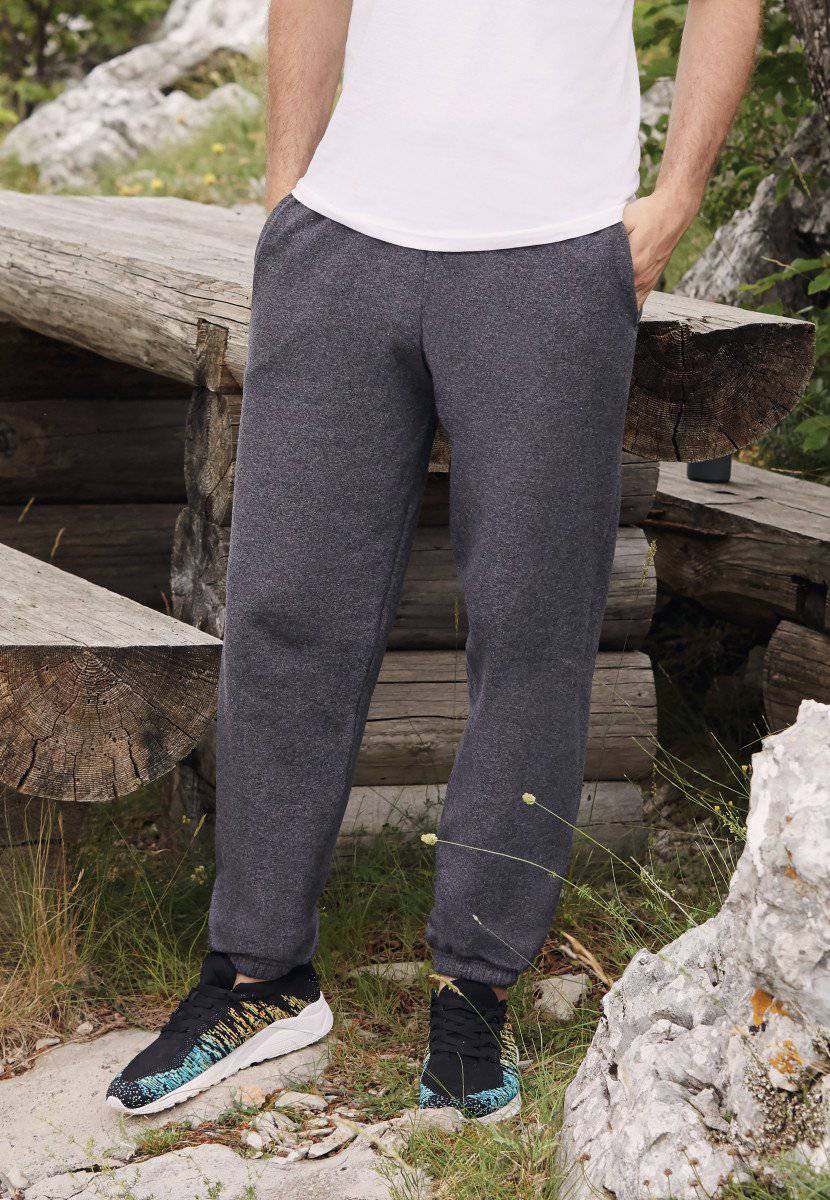 Epic Label Jogging Fruit Of The Loom 640260 Pantalon De Jog Classique À Poignets Élastique Pour Homme