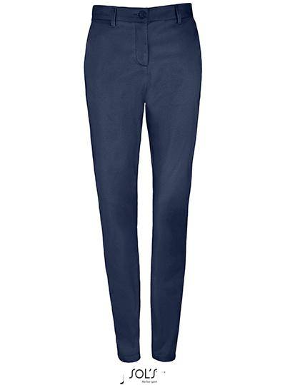 Epic Label Pantalons Sol´S 02918 Pantalon Stretch En Satin Femme